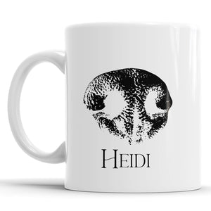 Personalized Pet Nose Print Mug