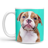 Personalized Dog Portrait Color Mug