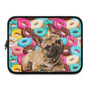 Personalized Pet Laptop Sleeve - Donuts