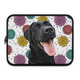 Personalized Pet Laptop Sleeve - Fun Flower