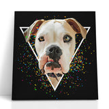 Personalized Pet Portrait - Color Canvas