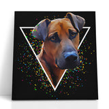 Personalized Pet Portrait - Color Canvas