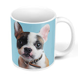 Personalized Dog Portrait Color Mug