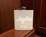 Bridesmaid flasks, personalized flask, bachelorette party gift ideas, bridesmaid proposal idea, custom flask, personalized bridesmaid gifts