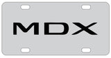 Acura MDX License Plate