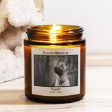 Personalized Pet Memorial - Amber Jar Candle