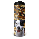 Personalized Pet Skinny Tumbler 16oz - Camouflage