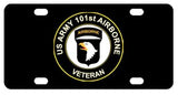 Army 101st Airborne Veteran License Plate