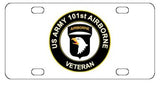 Army 101st Airborne Veteran License Plate