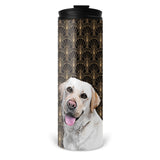 Personalized Pet Skinny Tumbler 16oz - Art Deco Style