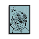 Personalized Minimalistic Pet Portrait Prints