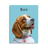 Personalized Pet Color Portrait Prints