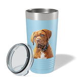 Personalized Dog Ringneck Travel Tumbler 20oz