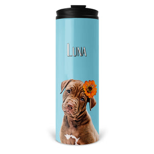 Personalized Pet Skinny Tumbler 16oz