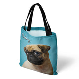 Personalized Dog Tote Bag