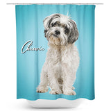 Personalized Pet Portrait Shower Curtain