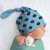 Personalized Pet Face Knotted Baby Beanie