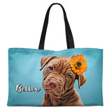 Personalized Pet Weekender Tote Bag