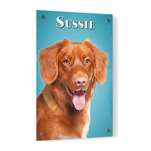 Personalized Pet Portrait Acrylic Prints