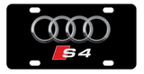 Audi S4 License Plate