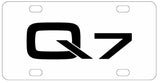 Audi Q7 License Plate