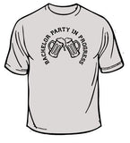 Bachelor Party In Progress Wedding T-Shirt