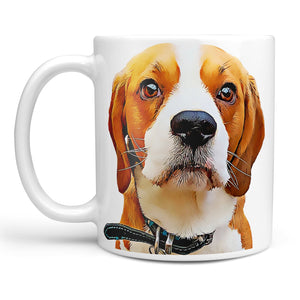 Personalized Dog Portrait Mug