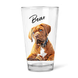 Personalized Dog Pint Glass