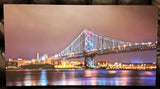 Ben Franklin Bridge Night time Canvas