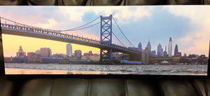 Ben Franklin Bridge Sunset Canvas Print