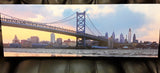 Ben Franklin Bridge Sunset Canvas Print