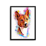 Personalized Pet Portrait Prints - Neon Color Style