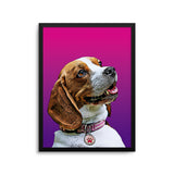 Personalized Pet Portrait Print - Gradient