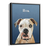 Personalized Pet Portrait Canvas - Gradient