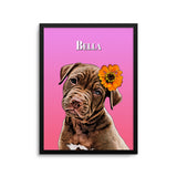 Personalized Pet Portrait Print - Gradient