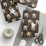 Personalized Pet Holiday Wrapping Paper - Wintry