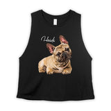 Personalized Pet Razorback Crop Tank Top