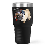 Personalized Dog Ringneck Travel Tumbler 30oz