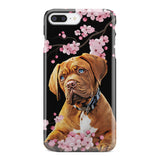 Personalized Cherry Blossom Pet iPhone Case