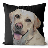 Personalized Pet Portrait Woven Pillow