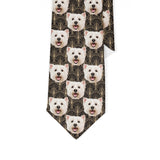 Personalized Pet Face Necktie - Art Deco Style