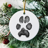 Personalized Pet Memorial Ornament - Paw Print