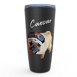 Personalized Dog Travel Tumbler 20oz