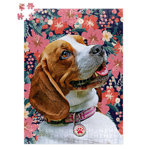 Personalized Pet Jigsaw Puzzle - Bloom