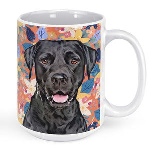 Personalized Pet Portrait Mug - Bloom