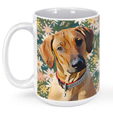 Personalized Pet Portrait Mug - Bloom