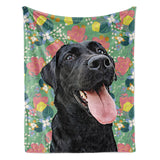 Personalized Pet Throw Blanket - Bloom