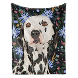 Personalized Pet Throw Blanket - Bloom