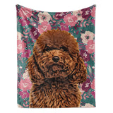 Personalized Pet Throw Blanket - Bloom