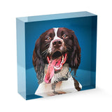 Personalized Pet Acrylic Block - Color